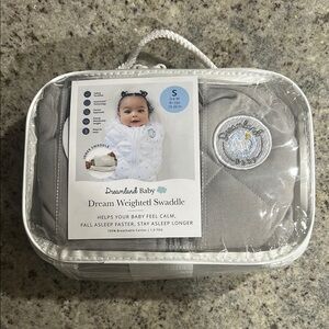 Dreamland Baby Weighted Swaddle in Gray